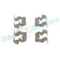 Комплектующие, колодки дискового тормоза RAP BRAKES R-U0376