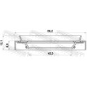Shaft Seal, drive shaft FEBEST 95HDS-44560712X