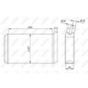 Heat Exchanger, interior heating NRF 58614
