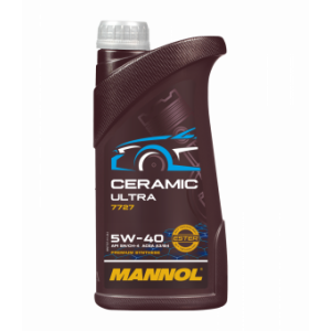MANNOL Ceramic Ultra 5W-40 täyssynteettinen moottoriöljy 1L (7727-1)