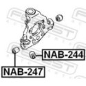 Tukivarren hela FEBEST NAB-247