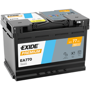 Стартерная аккумуляторная батарея EXIDE EA770