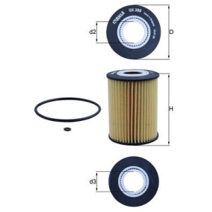 Oil Filter MAHLE OX 380D