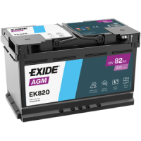 K&auml;ynnistysakku EXIDE EK820
