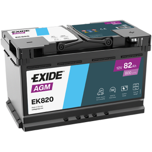 K&auml;ynnistysakku EXIDE EK820