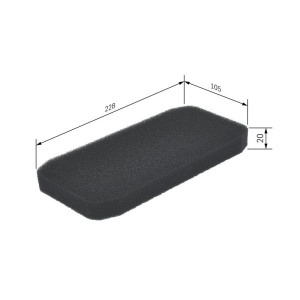 Filter, cabin air BOSCH 1 987 431 173