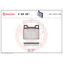 Комплект тормозных колодок, дисковый тормоз BREMBO P 59 001