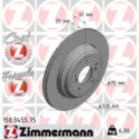 Brake Disc ZIMMERMANN 150.3455.75