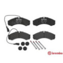 Комплект тормозных колодок, дисковый тормоз BREMBO P 56 069