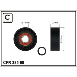 Натяжной ролик, поликлиновой ремень CAFFARO 385-99