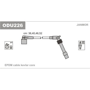 Комплект проводов зажигания JANMOR ODU226