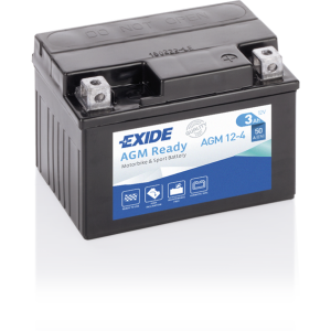 Стартерная аккумуляторная батарея EXIDE AGM12-4