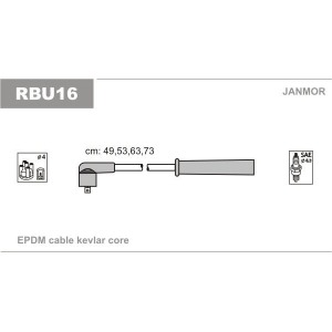 Süütesüsteemikomplekt JANMOR RBU16