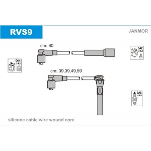 Sytytysjohtosarja JANMOR RVS9