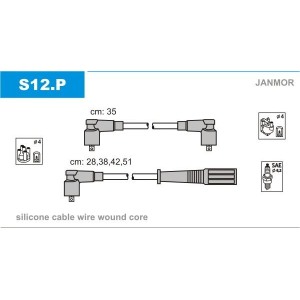 Sytytysjohtosarja JANMOR S12.P
