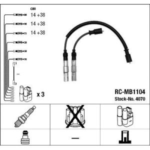 Ignition Cable Kit NGK 4070