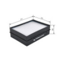 Filter,salongiõhk BOSCH 1 987 432 153
