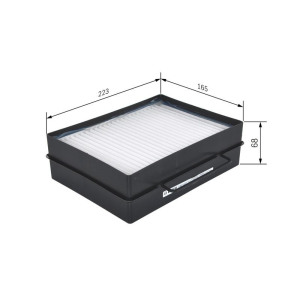 Filter,salongiõhk BOSCH 1 987 432 153