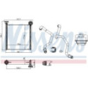 Heat Exchanger, interior heating NISSENS 707401