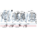 Kompressori, ilmastointilaite NISSENS 890158