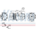 Компрессор, кондиционер NISSENS 89136