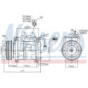Kompressori, ilmastointilaite NISSENS 89147