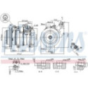 Kompressor,kliimaseade NISSENS 89312