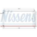 Condenser, air conditioning NISSENS 940036