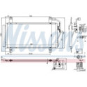 Конденсатор, кондиционер NISSENS 940352