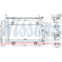 Condenser, air conditioning NISSENS 94950