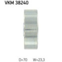 Deflection/Guide Pulley, V-ribbed belt SKF VKM 38240