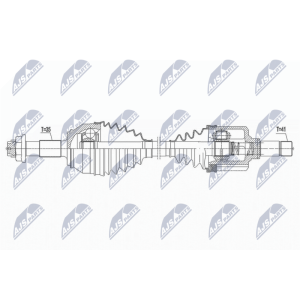 Приводной вал NTY NPW-FT-037