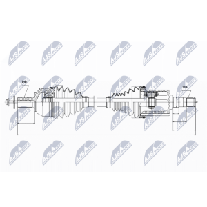 Vetoakseli NTY NPW-VV-022