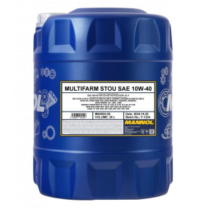 Mannol Multifarm STOU 10W-40 MN2502-20 Engine Oil 20L