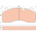 Brake Pad Set, disc brake TRW GDB5100