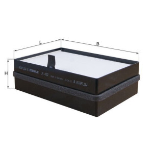 Filter, cabin air KNECHT LA 432