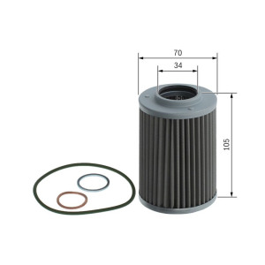 Гидрофильтр, автоматическая коробка передач BOSCH F 026 407 118