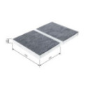 Filter, cabin air BOSCH 1 987 435 578