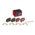 Комплект тормозных колодок, дисковый тормоз BREMBO P 86 021X