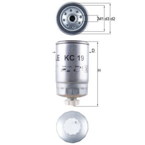 Polttoainesuodatin KNECHT KC 19