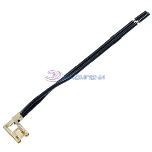 6.3 mm emasklemm, nurkne, H4 pirni jaoks, 2 juhtmega 0.75 mm&sup2;