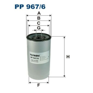 Polttoainesuodatin FILTRON PP 967/6