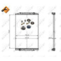 Radiator, engine cooling NRF 509698