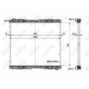 Radiaator,mootorijahutus NRF 509739