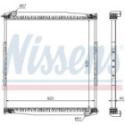 Radiator, engine cooling NISSENS 67282