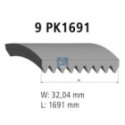 Поликлиновой ремень DT Spare Parts 4.80765