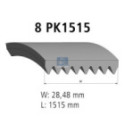 Поликлиновой ремень DT Spare Parts 6.31520