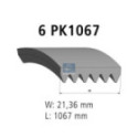 V-ribbed Belt DT Spare Parts 6.31511