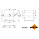 Kompressoriõhu radiaator NRF 30201