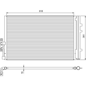 Kondensaator,kliimaseade VALEO 814386
